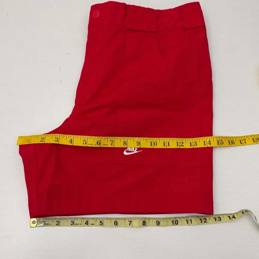 Nike Sportswear Reissue 1987 Archive Red Woven Shorts Size L
